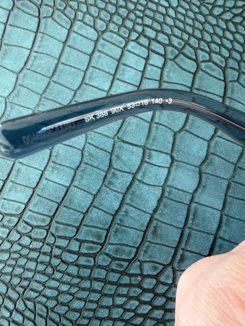 Stunning Swarovski Smoke-Blue Rectangular Sunglasses with baguette crystals 💎💎💎 - Picture 16 of 16